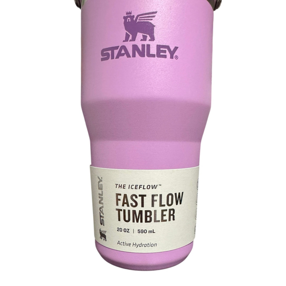New Stanley Fast Flow 20 oz Tumbler Water Bottle "Ice Flow" - Picture 7 of 9